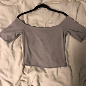 Wilfred Free Off the Shoulder Crop Top